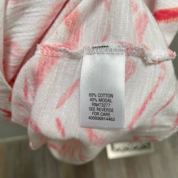 ❤️🔥3/$15❤️🔥Sonoma Life & Style Women’s Top - Size XL - White/Coral/Pink - EUC - Picture 4 of 5